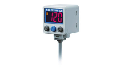SMC | Sensore di pressione ZSE40AF-C4-Y, pressione massima +1 bar